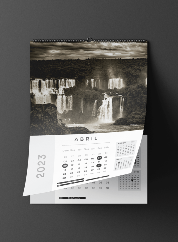 Calendário Parede Nature 2Ø23